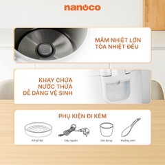 Nồi Cơm Điện Nanoco NRC0801W
