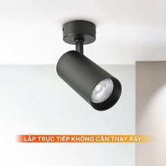 Đèn Rọi Thân Đen T2 Nanoco Sora Series NTRS20B