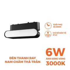 Đèn Pha Gập Nam Châm Nanoco NMGFF06B