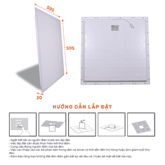Đèn Backlit Office Panel Nanoco NPLB6060