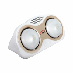 Đèn Sưởi Nhà Tắm Lắp Nổi Asia Lighting DS2N-02 (Bóng Mờ)