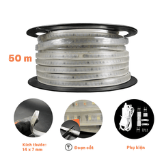 Đèn LED Dây Ngoài Trời 120 Chip LED - 1 Dãy LED Nanoco NST1207
