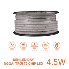 Đèn LED Dây Ngoài Trời 72 Chip LED Nanoco NST072