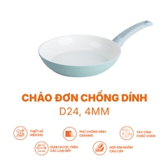 Chảo Hợp Kim Nhôm Cao Cấp Nanoco NCWR24A-G