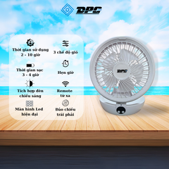 Quạt Sạc DPG QR2