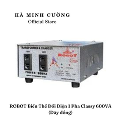 Biến Thế Đổi Điện 1 Pha Robot 600VA (Dây Đồng)