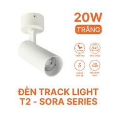 Đèn Rọi Thân Trắng T2 Nanoco Sora Series NTRS20W