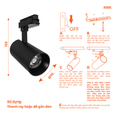 Đèn Rọi T2 Nanoco Eira Series NTRE10B