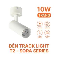 Đèn Rọi Thân Trắng T2 Nanoco Sora Series NTRS10W
