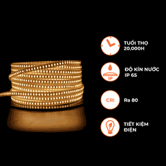 Đèn LED Dây Ngoài Trời 72 Chip LED Nanoco Eris Series NSTE072
