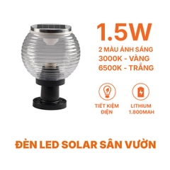 Đèn Sân Vườn Năng Lượng Mặt Trời Nanoco NTZ06250