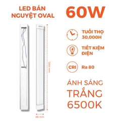 Đèn Bán Nguyệt Oval Nanoco NSHO60