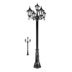 Đèn Cột Ngoài Trời Nam Long Netviet NVT 890/3 Và NVT 890/5