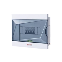 Tủ Điện Âm Tường Mặt Kính Trong Asia Lighting TDAT-KC-6-8