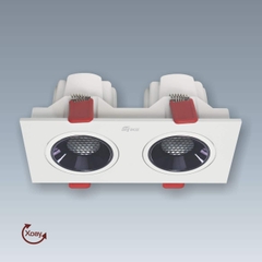 Đèn LED Downlight Âm Trần Mặt Vuông Chống Chói Bridgelux Inside Anfaco AFC 764/2 LED 7W