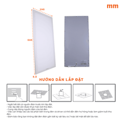 Đèn Sidelit Office Panel Nanoco NPL3060