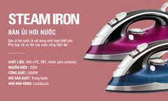 SẢN PHẨM NGỪNG KINH DOANH - Bàn Ủi Lock&Lock ENI331RED