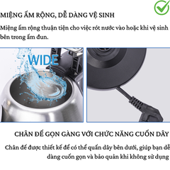 Ấm Đun Siêu Tốc Living Sense LSK-1500 (1.5L)