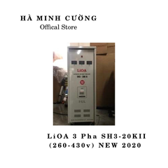 Ổn Áp LiOA 3 Pha SH3-20KII (260-430v) NEW 2020 - Đồng hồ điện tử