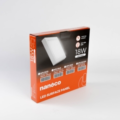 Đèn Ốp Trần Nổi Hình Vuông Viền Trắng Nanoco NPL24S