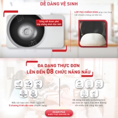 Nồi cơm điện tử Tefal 1.8 lít RK733168