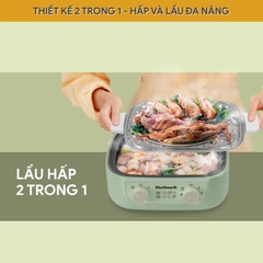 Nồi lẩu hấp đa năng BlueStone MPB-7235 15 lít
