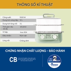Nồi lẩu hấp đa năng BlueStone MPB-7235 15 lít