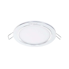 Đèn Panel LED Âm Trần Viền Chỉ Bạc Anfaco AFC 409B LED 9W