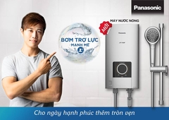 Máy Nước Nóng Chỉnh Vô Cấp Có bơm Trợ Lực Panasonic DH-4NP1VS