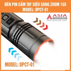 Đèn Pin Cầm Tay Thân Nhôm Asia Lighting DPCT-01