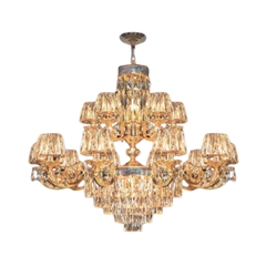 Đèn Chùm Pha Lê Nến Phong Cách Trang Trọng Nam Long Netviet NC 21859/10+5