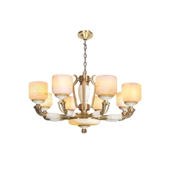 Đèn Chùm Đồng Cổ Điển Nam Long Netviet NC 1008/8