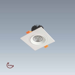 Đèn LED Downlight Âm Trần COB Sâu Lòng Chỉnh Nghiêng Anfaco AFC 767T/1 LED 12W