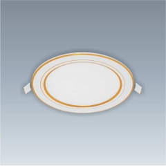 Đèn Panel LED Âm Trần Viền Chỉ Vàng Anfaco AFC 409V LED 12W