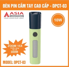 Đèn Pin Cầm Tay Cao Cấp Thân Nhựa Asia Lighting DPCT-03
