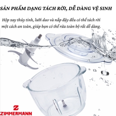 Máy Xay Đa Năng Thủy Tinh Zimmermann ZMC-9058SSG (2L)