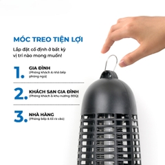 Đèn Bắt Muỗi Tím Unimax UMKV-030WL-P (3W)