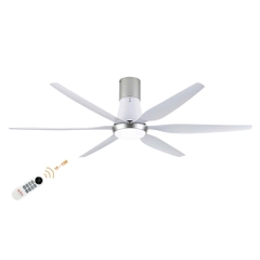 Quạt Trần Động Cơ DC Asia Lighting QT20-TB (Màu Trắng Bạc Cao Sang)