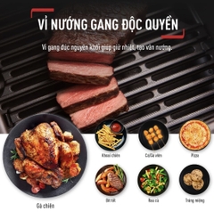 Nồi chiên không dầu điện tử Tefal Dual Easy Fry & Grill EY905D10