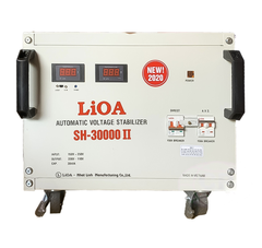 Ổn Áp LiOA 1 Pha 30KVA SH-30,000II NEW 2020 (150-250v) - Đồng hồ điện tử