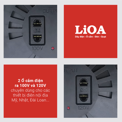 Biến Áp Đổi Nguồn Hạ Áp 1 Pha LiOA 1kVA DN010A