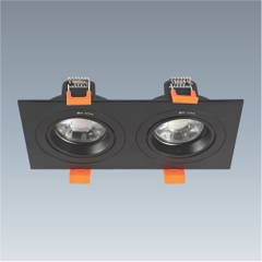 Phụ Kiện Đèn: Chóa Đèn Downlight Âm Trần MR16 Cao Cấp Anfaco AFC 388 D/2 - MR16