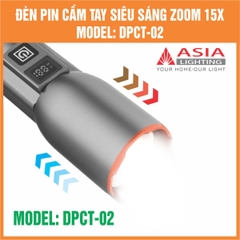 Đèn Pin Cầm Tay Thân Nhôm Asia Lighting DPCT-02