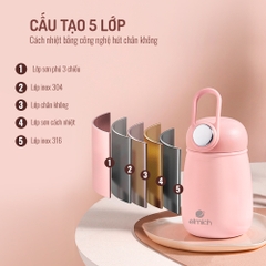 SẢN PHẨM NGỪNG KINH DOANH - Bình giữ nhiệt Baby Inox 316 Elmich EL8017 dung tích 300ml