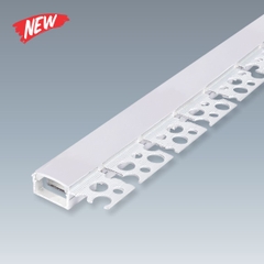 Phụ Kiện Đèn: Thanh Nhôm LED Uốn Cong Âm Viền Cao Cấp Anfaco B15 - 1 T
