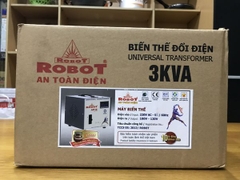 Biến Thế Đổi Điện 1 Pha Robot 3KVA (Dây Đồng)