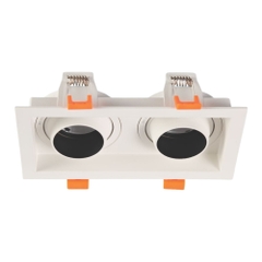 Phụ Kiện Đèn: Chóa Đèn Downlight Âm Trần MR16 Cao Cấp Anfaco AFC 390/2 - MR16