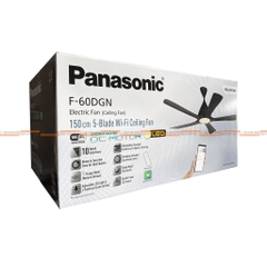Quạt Trần Thông Minh Wifi Panasonic F-60DGN ( 5 Cánh, Có Đèn LED )