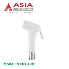 Vòi Xịt Vệ Sinh Asia Lighting VX01-T-01 (Màu Trắng)