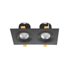 Đèn LED Downlight Âm Trần COB Sâu Lòng Chỉnh Nghiêng Anfaco AFC 767D/2 LED 12W